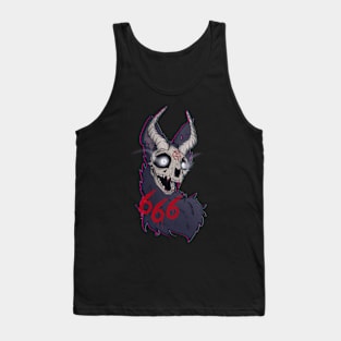 Demon skull cat Tank Top